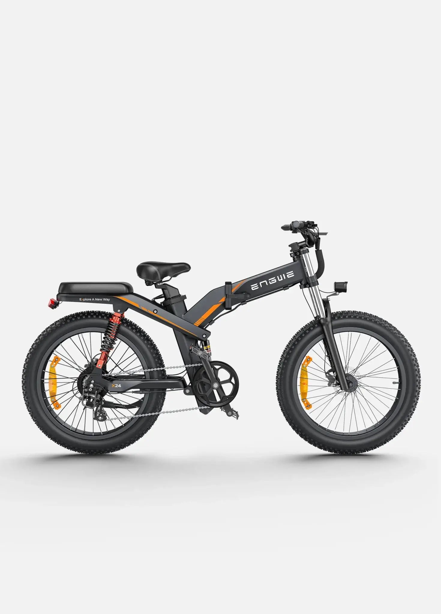 Engwe X24 - Zwart (2 accu's versie) - Dailyride